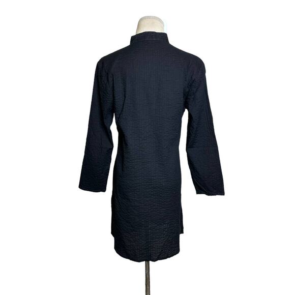 Kemble Palm Beach Black Classic Tunic Blouse size M - Picture 4 of 13